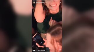 Blueface Story Girl Flashes Tits