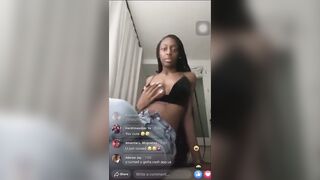 Nicole TV Facebook Live Nip Slip