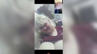 This MILF with Big TITS make me Cum on Facebook Videochat