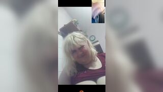 This MILF with Big TITS make me Cum on Facebook Videochat