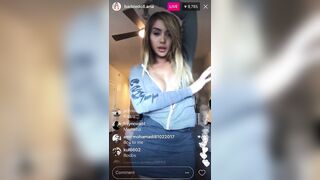 Instagram Live Nip Slip