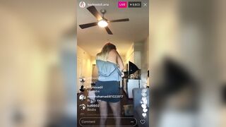 Instagram Live Nip Slip