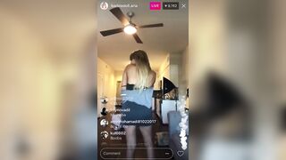 Instagram Live Nip Slip