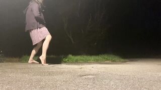 Naughty Girl Power Washes her Driveway with Piss, my Stream went so Far! who wants a Golden Shower?