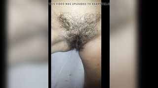 My wife's hairy fanny