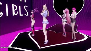 R18-MMD TAHITI - Phone Number StripVers. Ahri Akali Kaisa