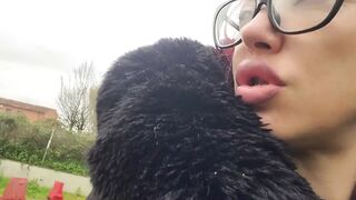 Huge Burps From the Sensual Lips of Lavinia Outdoor