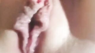 HOT GIRL BANGS HERSELF WITH a COMB IN THE LOCKER ROOM. PUSSY SQUIRTS LIKE a RIVER. POV