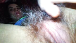 Hirsute Hairy Solo ManyVids Onlyfans PAWG PinkMoonLust Smells own Hairiest Pussy Touches Labia Lips