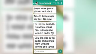 Step Daughter Meets MOM'S NEW BF first Time - Daddy's Girl in WHATSAPP Ep.1 Teaser