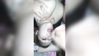 Latina wife sucking my dick