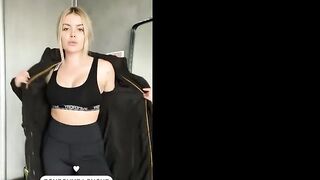 Romy (youtuber) sport bra try on haul