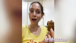 Amateur pornstar reveals behind the scenes eating & dancing & strap-on JOI dick rates asshole spreads & lots more - Lelu Love