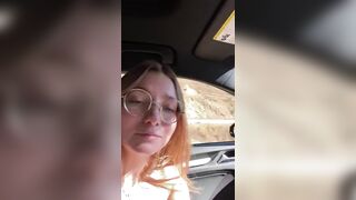 SEXY SQUIRT & CUM IN PUBLIC CAR with STRANGER - KALI LOVER