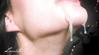 Enthusiastic Close Up Blowjob w/ Throbbing Cum In Mouth - Pulsating Dick