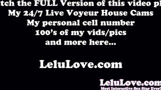 Homemade pornstar behind the scenes of creampies foot fetish face sitting asshole & pussy closeups upskirt & more - Lelu Love