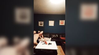 Stranger fuck my wife on sofa