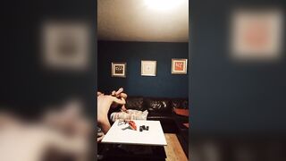 Stranger fuck my wife on sofa