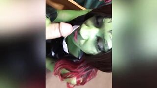 Gamora Sucks Starlords Dick