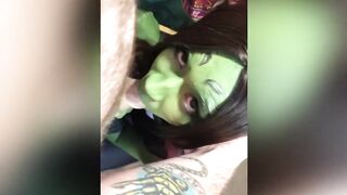 Gamora Sucks Starlords Dick