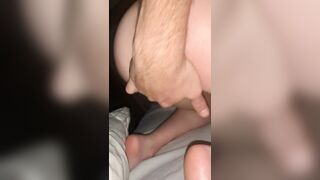 Boyfriend Films from behind as I Suck his Dick then Ride him