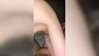 Boyfriend Films from behind as I Suck his Dick then Ride him