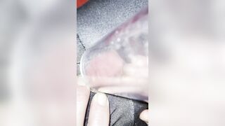 Vacuum Cleaner Sucks my Clit in a Clear Tube