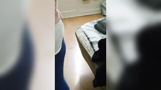 Fucked through Ripped Jeans after Easter Party