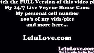 Amateur cam girl getting impregnated on live webcam creampie plus behind the scenes of pregnant belly prop - Lelu Love