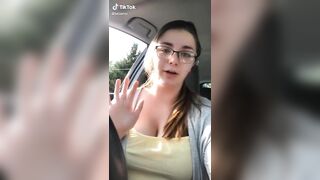 Tik Tok: Huge & Big Tits!#95 Threw in some Nerds! Ha!