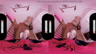 VRCosplayX.com Spider Gwen Blowing Your Mind With Her Mouth And Pussy VRPorn