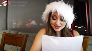 Sexy Remy LaCroix reading naughty letters to Santa xHamsta