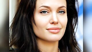 Angelina Jolie (Face) Jerk Off Challenge - With Moan.