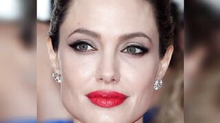 Angelina Jolie (Face) Jerk Off Challenge - With Moan.