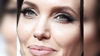 Angelina Jolie (Face) Jerk Off Challenge - With Moan.