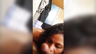 Indian Bhabhi Sucking Dick and Giving love To Devar in Hindi