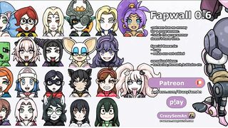 Fapwall Parody Hentai game Widowmaker overwatch cum covered