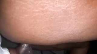 Sexy Ebony POV Doggy Style after a Long Horny Day at Work !