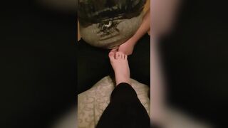 Huge Cum Shot on Foot