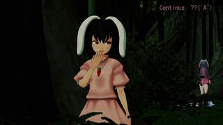 Touhou MMD Reisen Watching & Masturbation