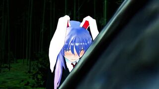 Touhou MMD Reisen Watching & Masturbation