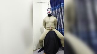 Zentai slave penis cbt rope