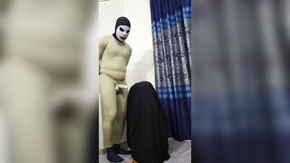 Zentai slave penis cbt rope