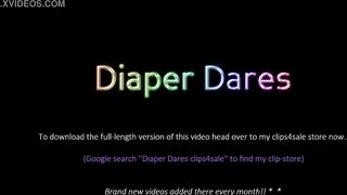 Zara Lei takes on the 2-minute Diapered Bondage-Challenge! | (July 2021)