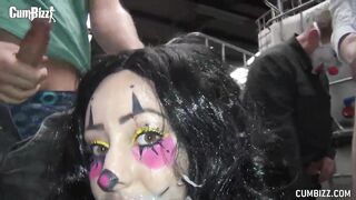 Bukakke Halloween Clown Facial Bigloads Big Cock Teen Swallowcum Gangbang Boobs