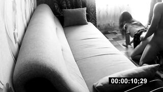 Hidden camera filmed sweet couple sex in hotel room