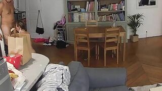 Delivery Man Surprised By Flashing And Blowjob