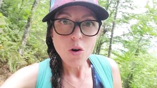 Nerdy Faery's Hiking PEE Desperation causes WET Panties