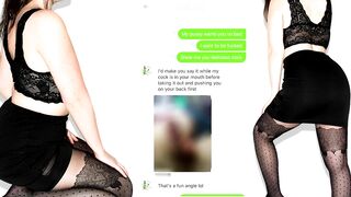 Sexting with a Pornhub Fan - his Delicious Cock Drives me Crazy