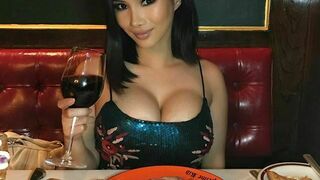 huge sexy tits bouncing asian nerdy